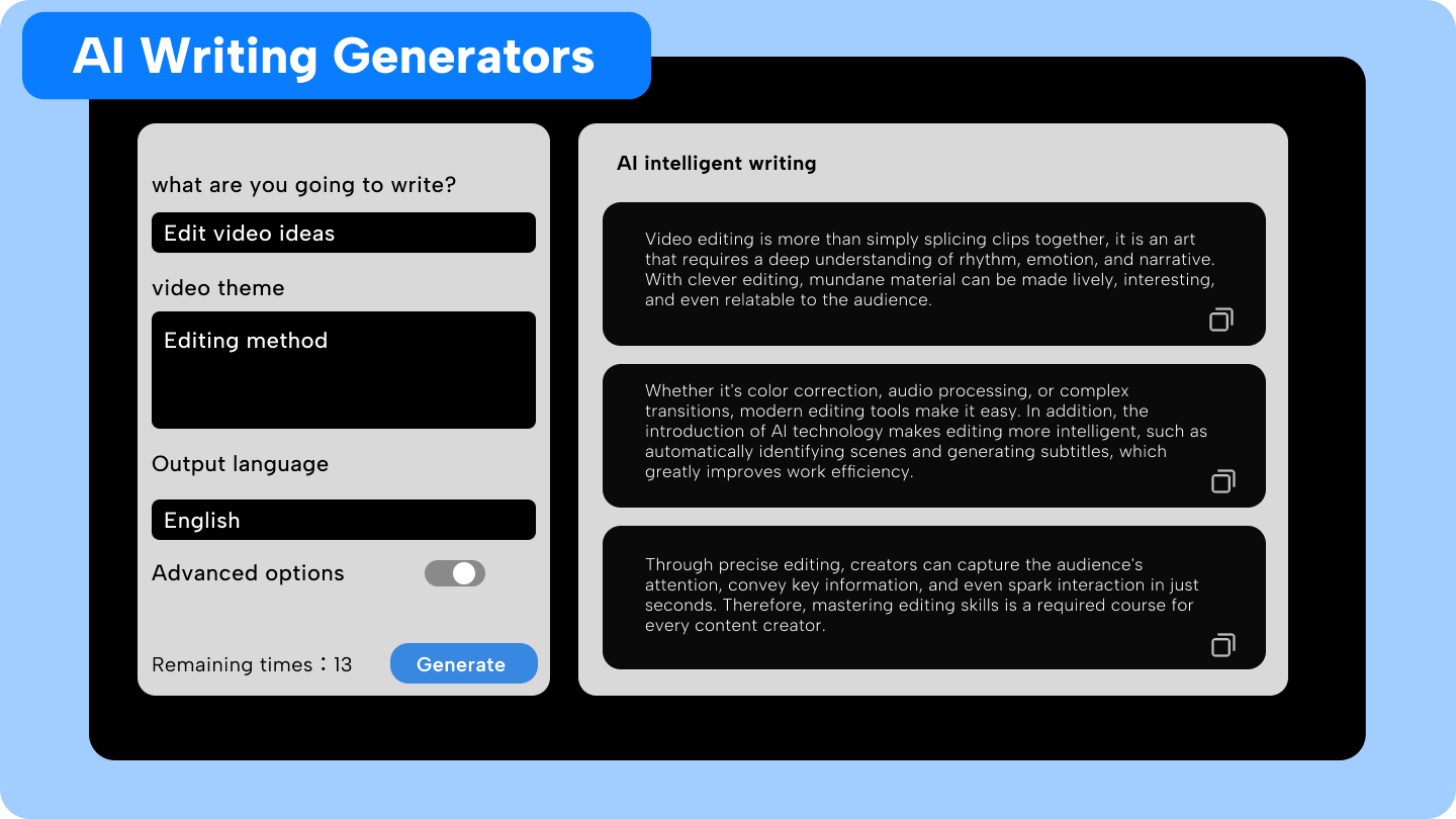 ai generated writing