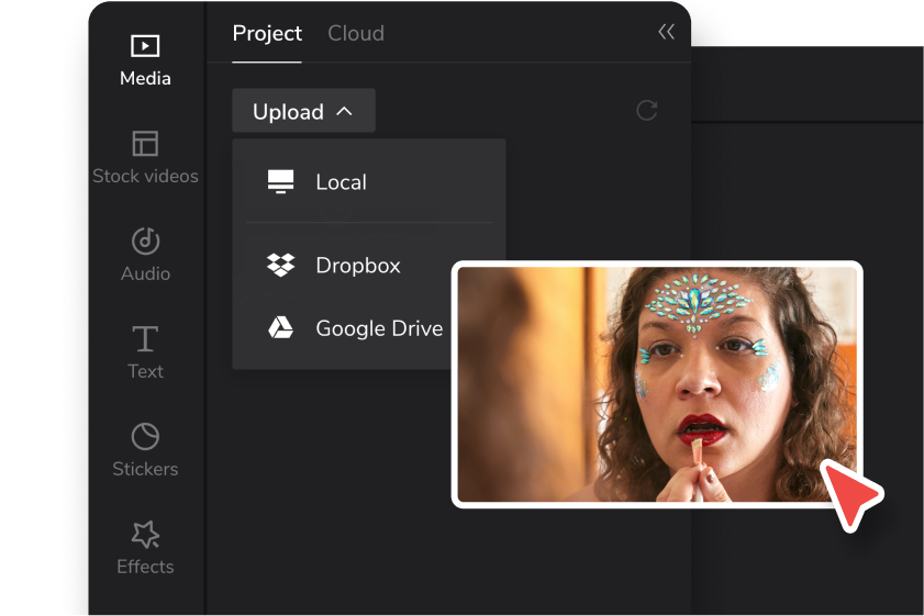 Importa il tuo filmato