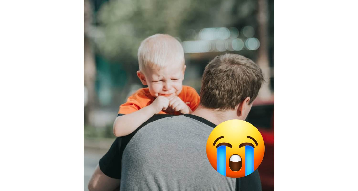 大声で泣く顔の絵文字