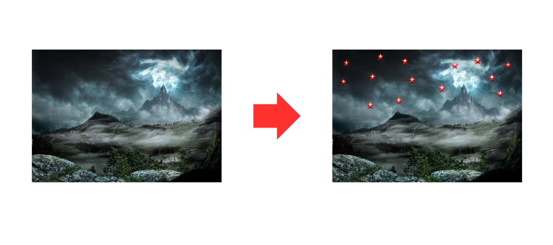 magdagdag ng kislap sa isang larawan