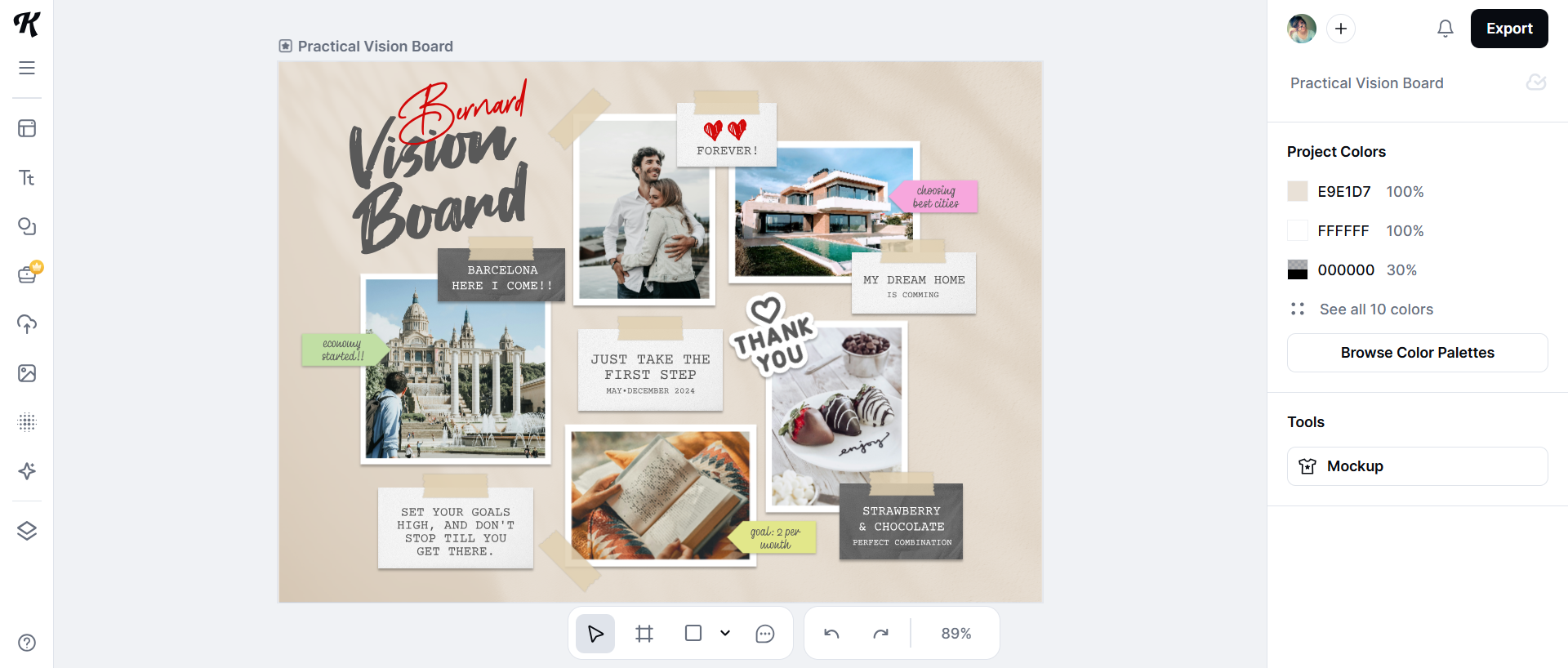 vision board maker online free