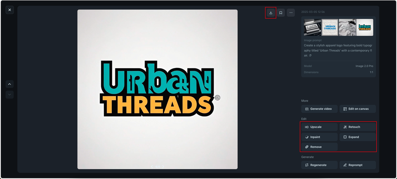 Exportera &amp; ladda ner