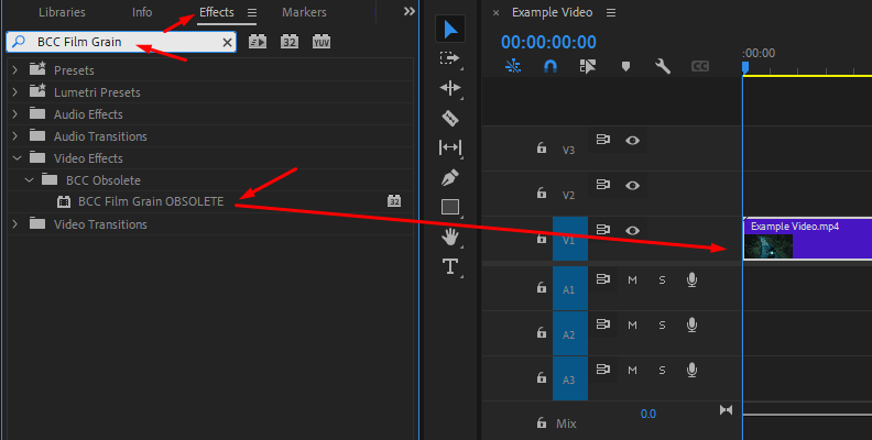 Paggamit ng BCC para gumawa ng film burn overlay sa Premiere Pro nang libre
