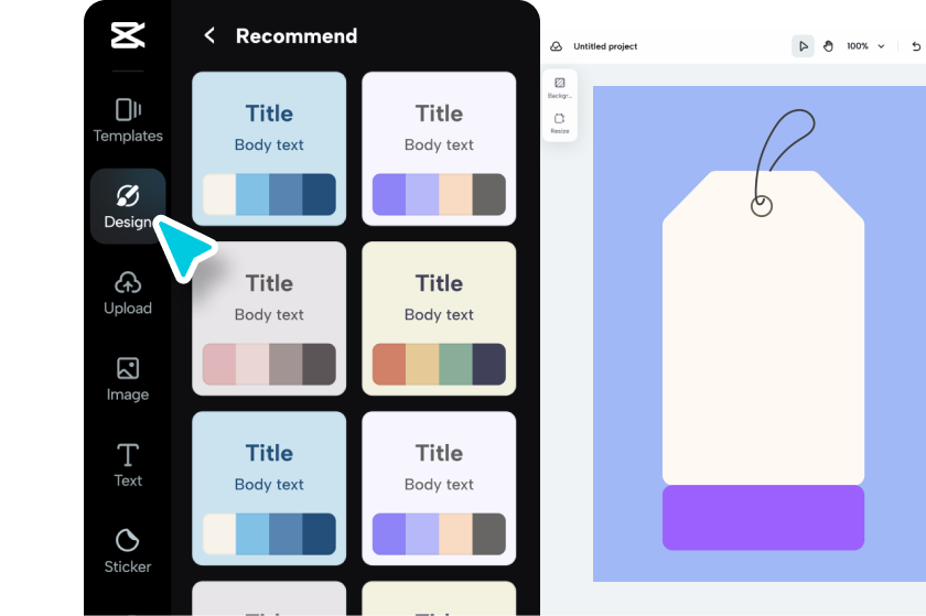 Etiketinizi sıfırdan tasarlayın