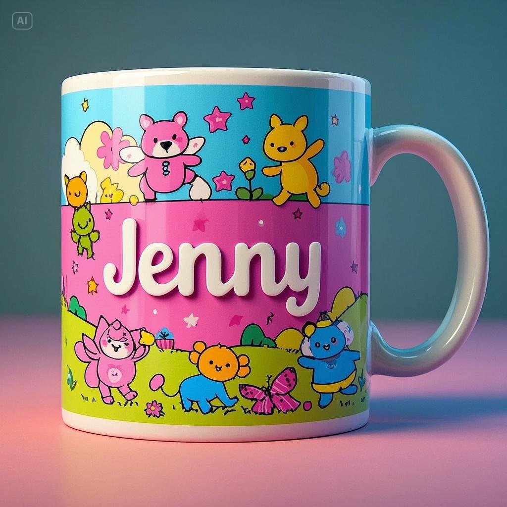 名前付きの子供用マグカップ