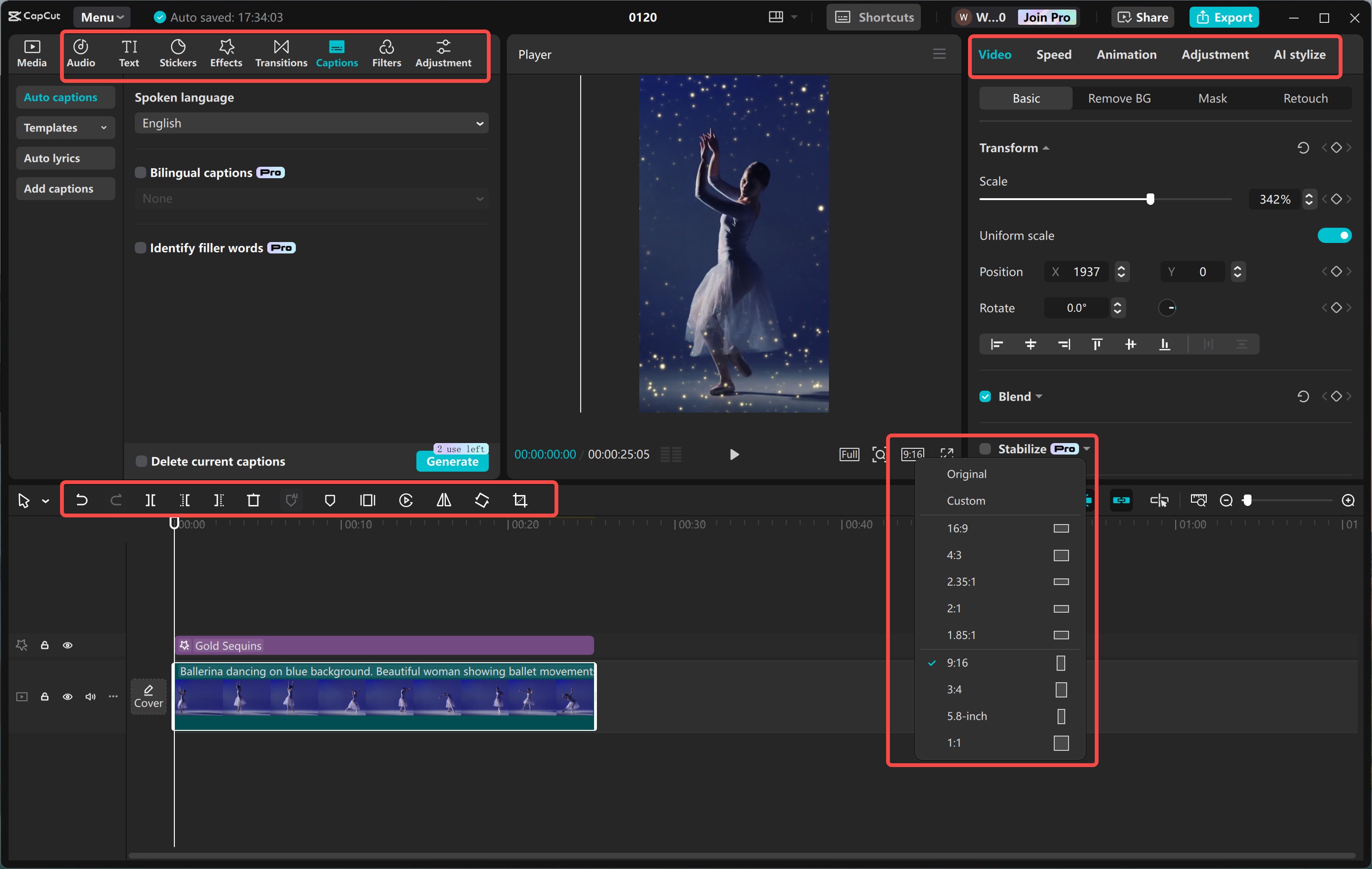 CapCut masaüstü video düzenleyicisini kullanarak Facebook için kısa videolar oluşturma