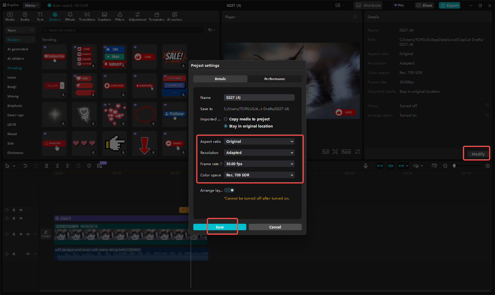 Edit and enhance your video