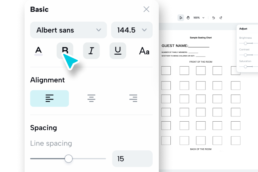 Customize the template