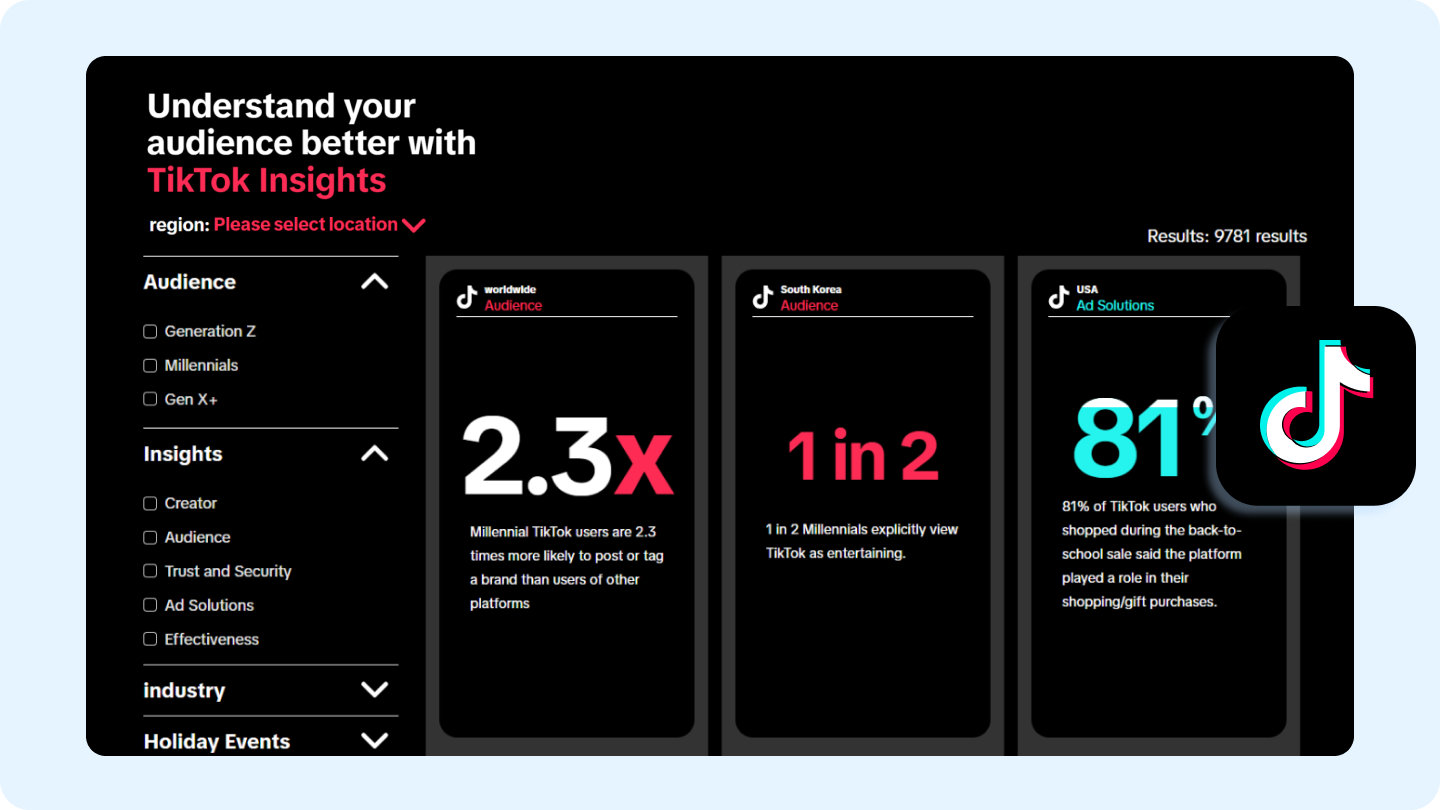 tiktok betekintések