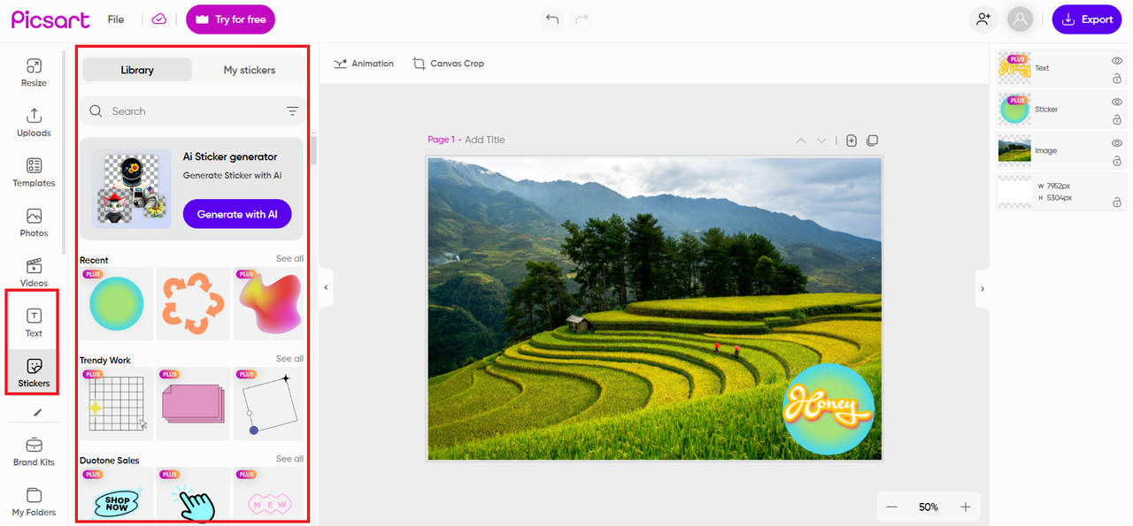 Personaliza tu marca de agua