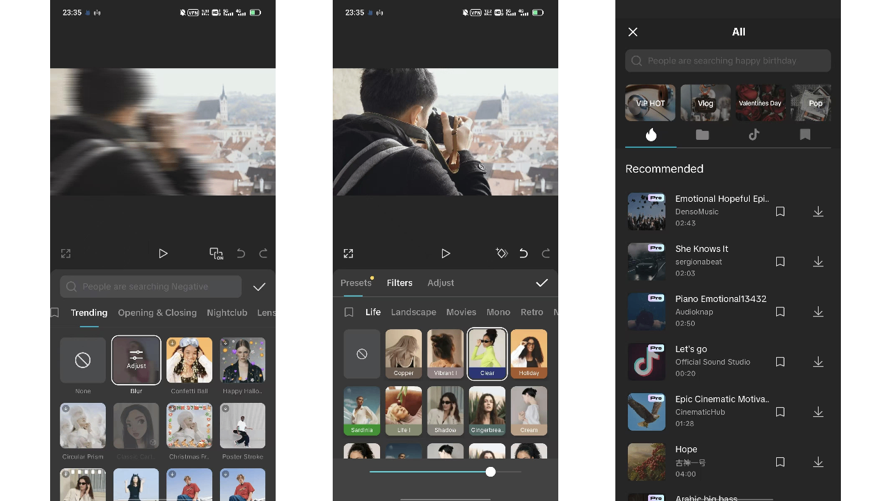 Edit video using advanced tools