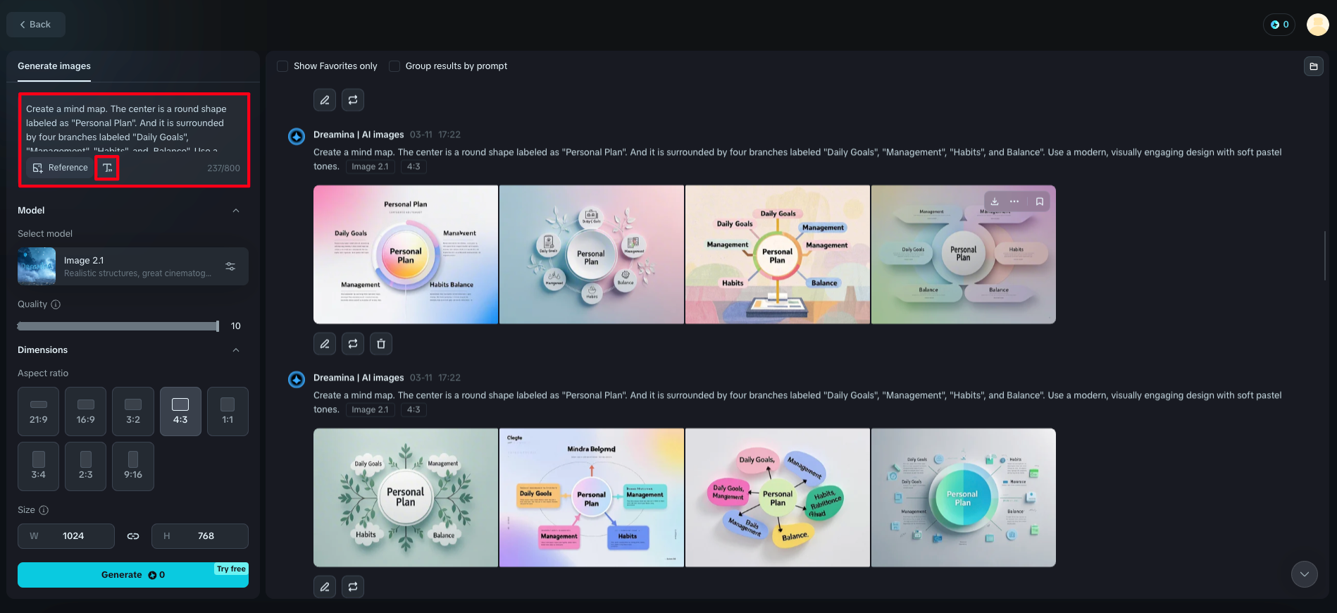 Isulat ang prompt sa ibinigay na kahon