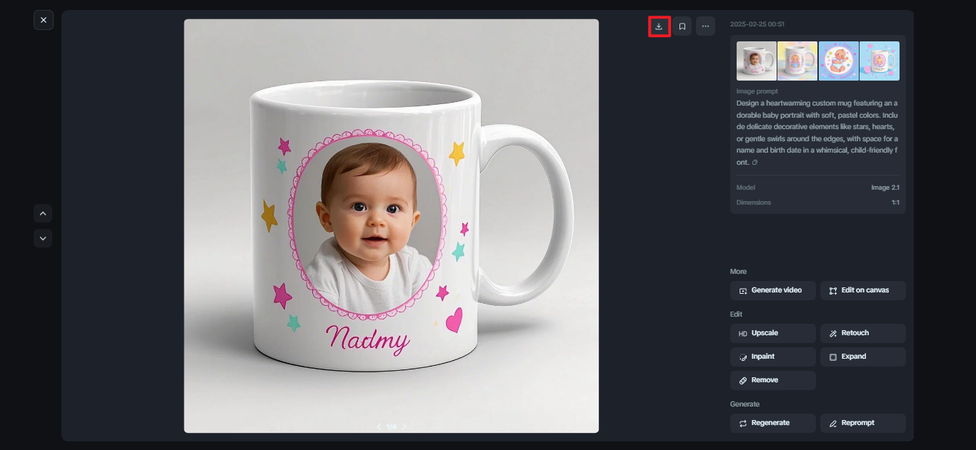 AIを搭載したカスタムカラーチェンジングマグ