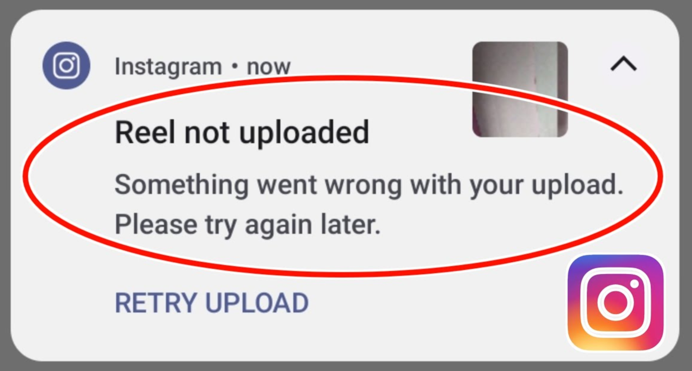 Fix Instagram reel upload issues with just a few taps