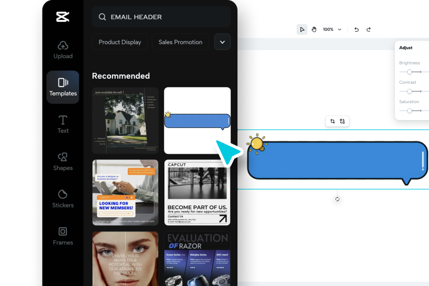 Wählen Sie eine Vorlage oder fangen Sie von vorne an