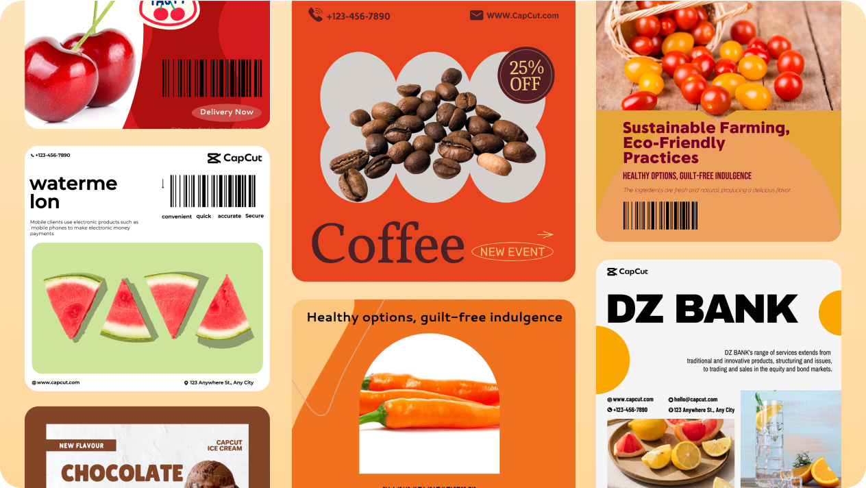 Customizable bottle label templates