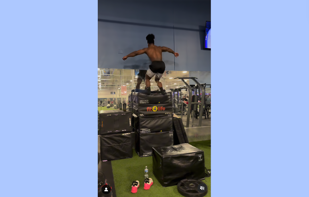 Rulle "66-tums sittande lådhopp"