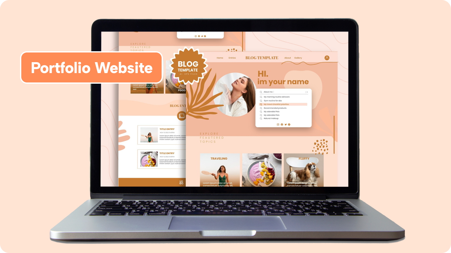 gratis portfölj hemsida