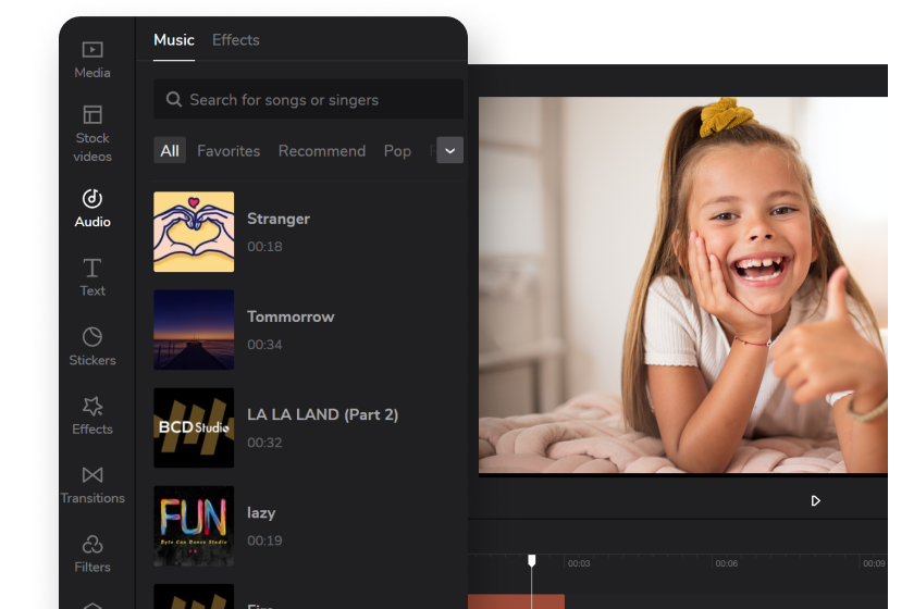 Select powerful visuals