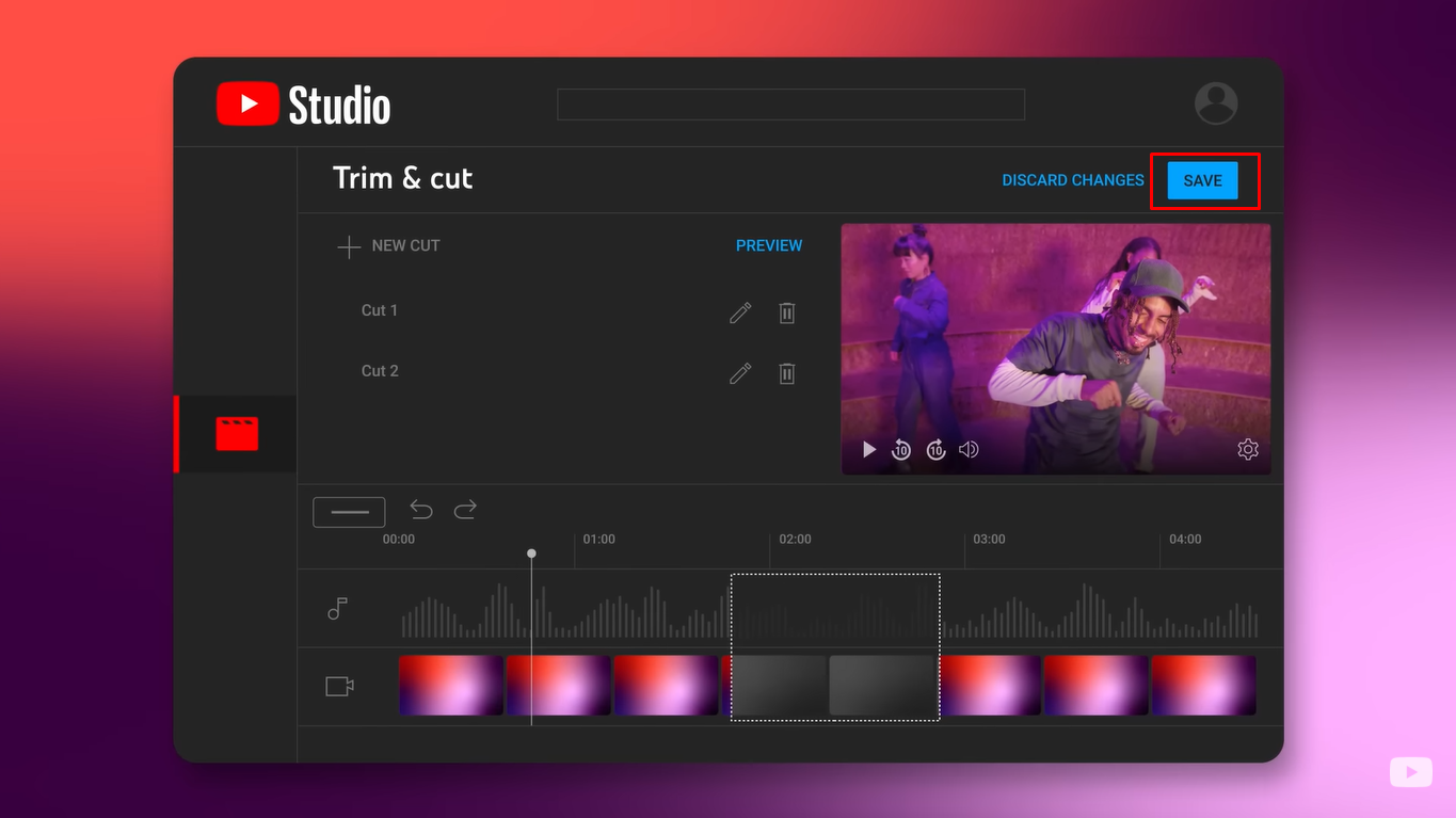 Interface showing how to make YouTube Shorts from existing videos