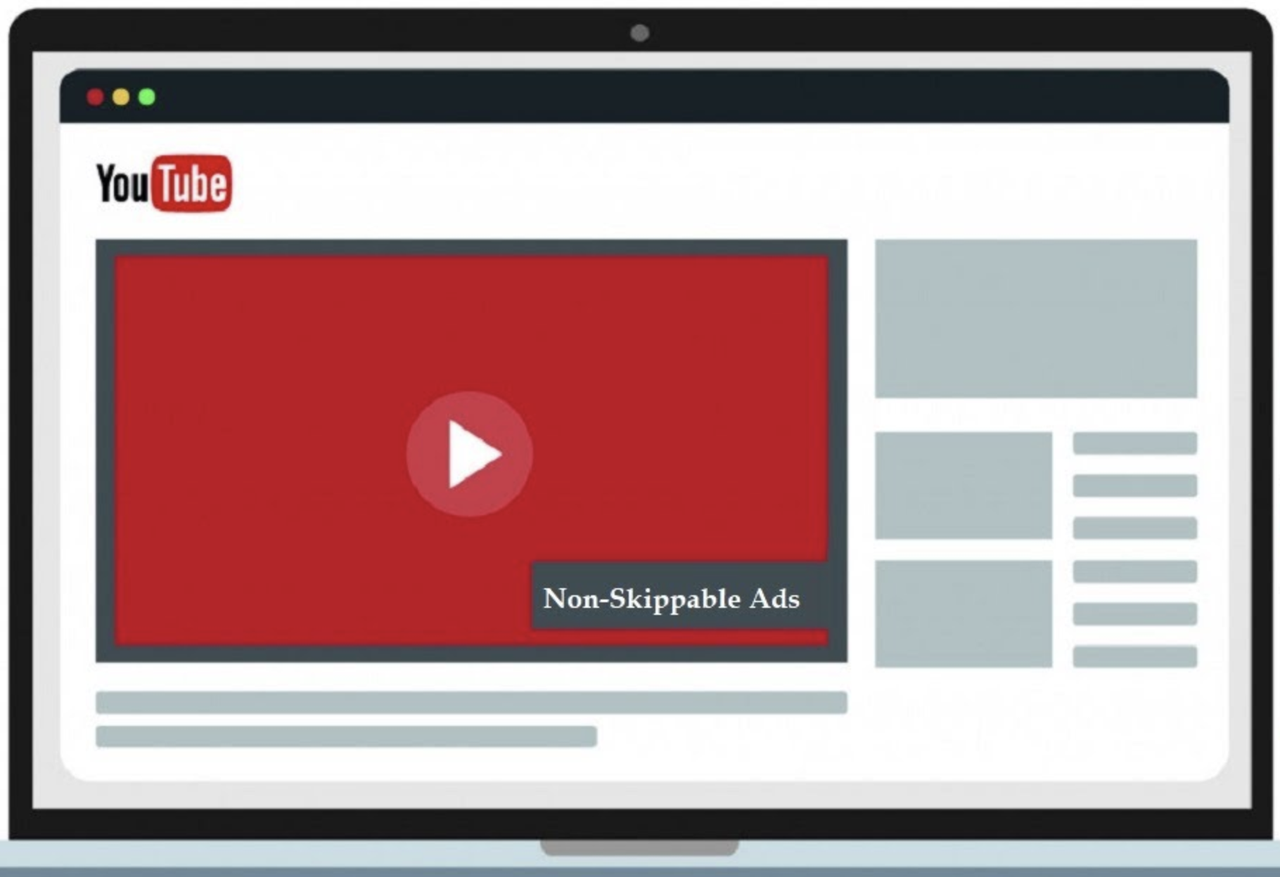 Tipi di annunci YouTube-Annunci non ignorabili