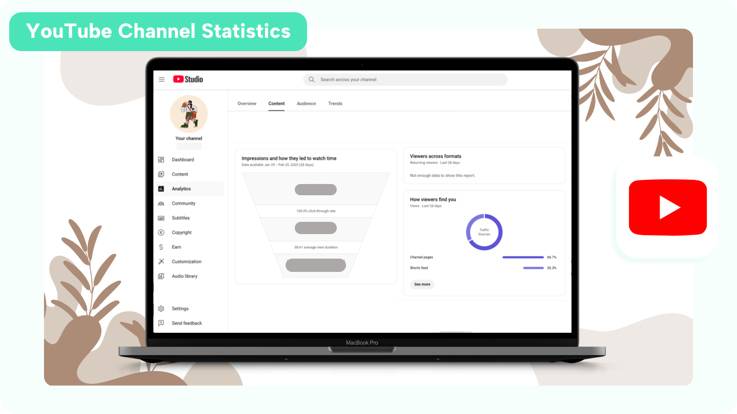 Статистика відео YouTube