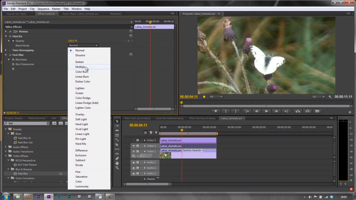 Pagdaragdag ng butil sa Premiere Pro sa pamamagitan ng paggamit ng overlay