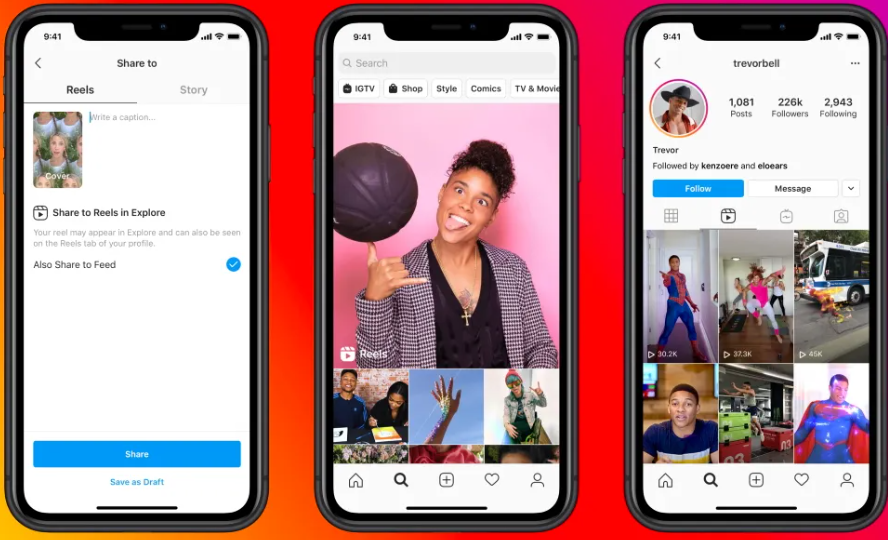 Instagram draft reels
