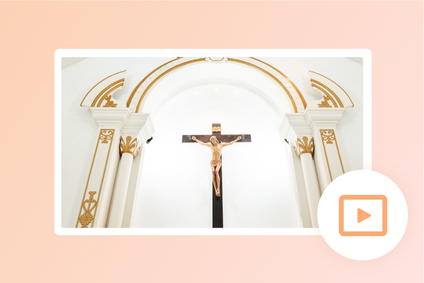 Haz videos de bienvenida a la iglesia