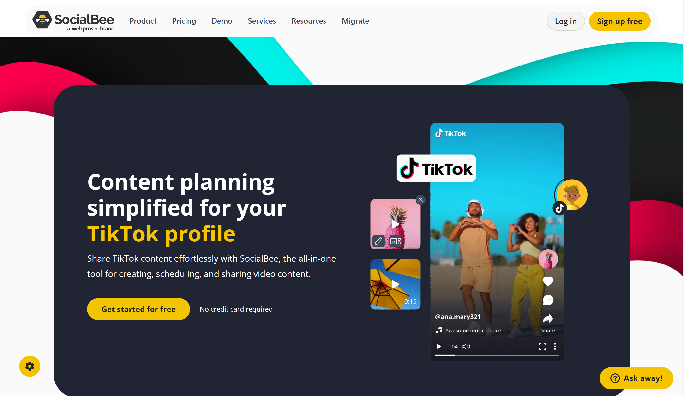 TikTok hashtag-analysetool: TikTok Analytics (ingebouwd)