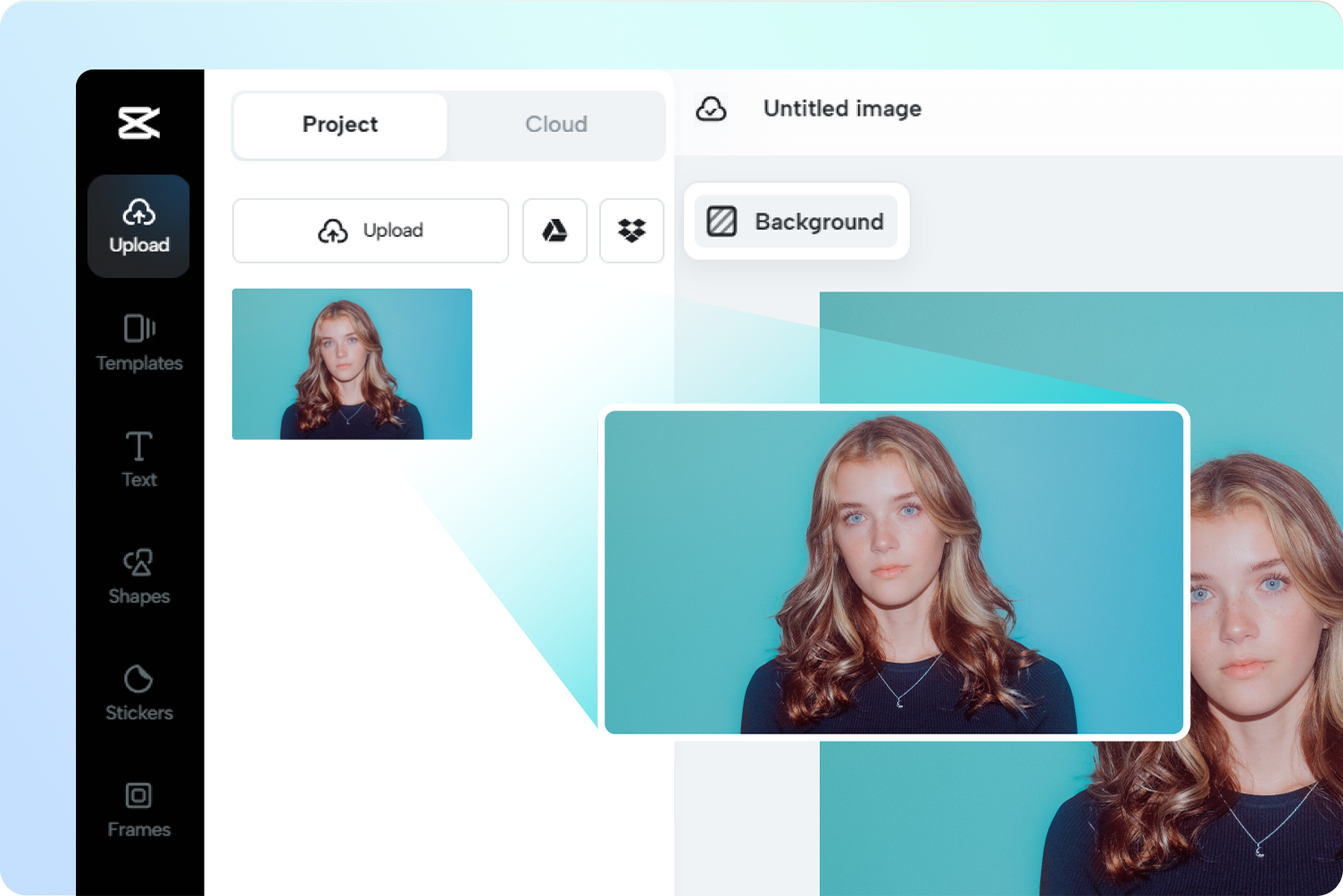 Step 1: Upload image to the image converter