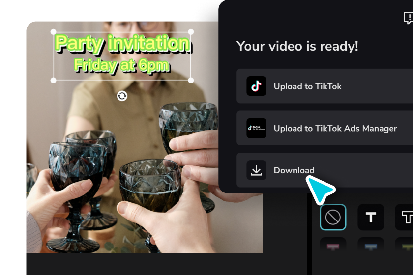 GIF letöltés vagy exportálás