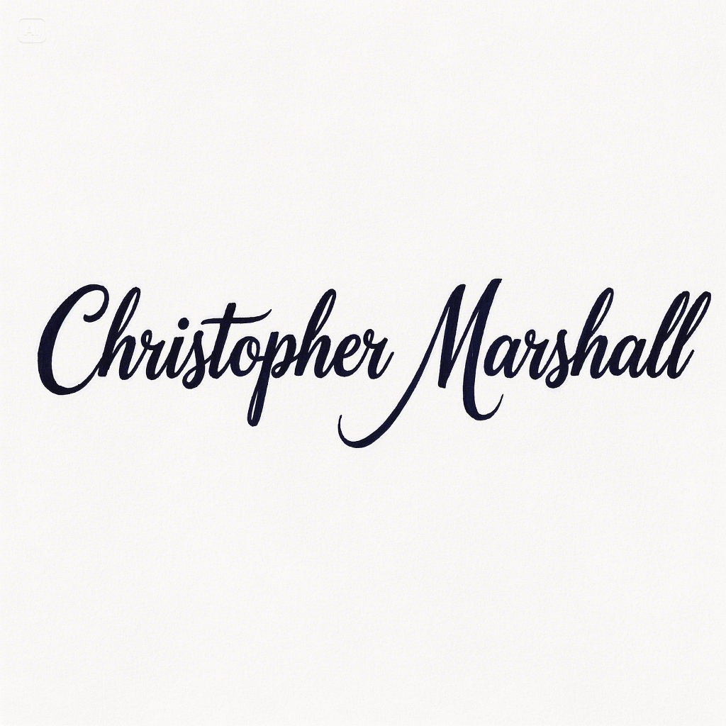 Business proposal signature calligraphy