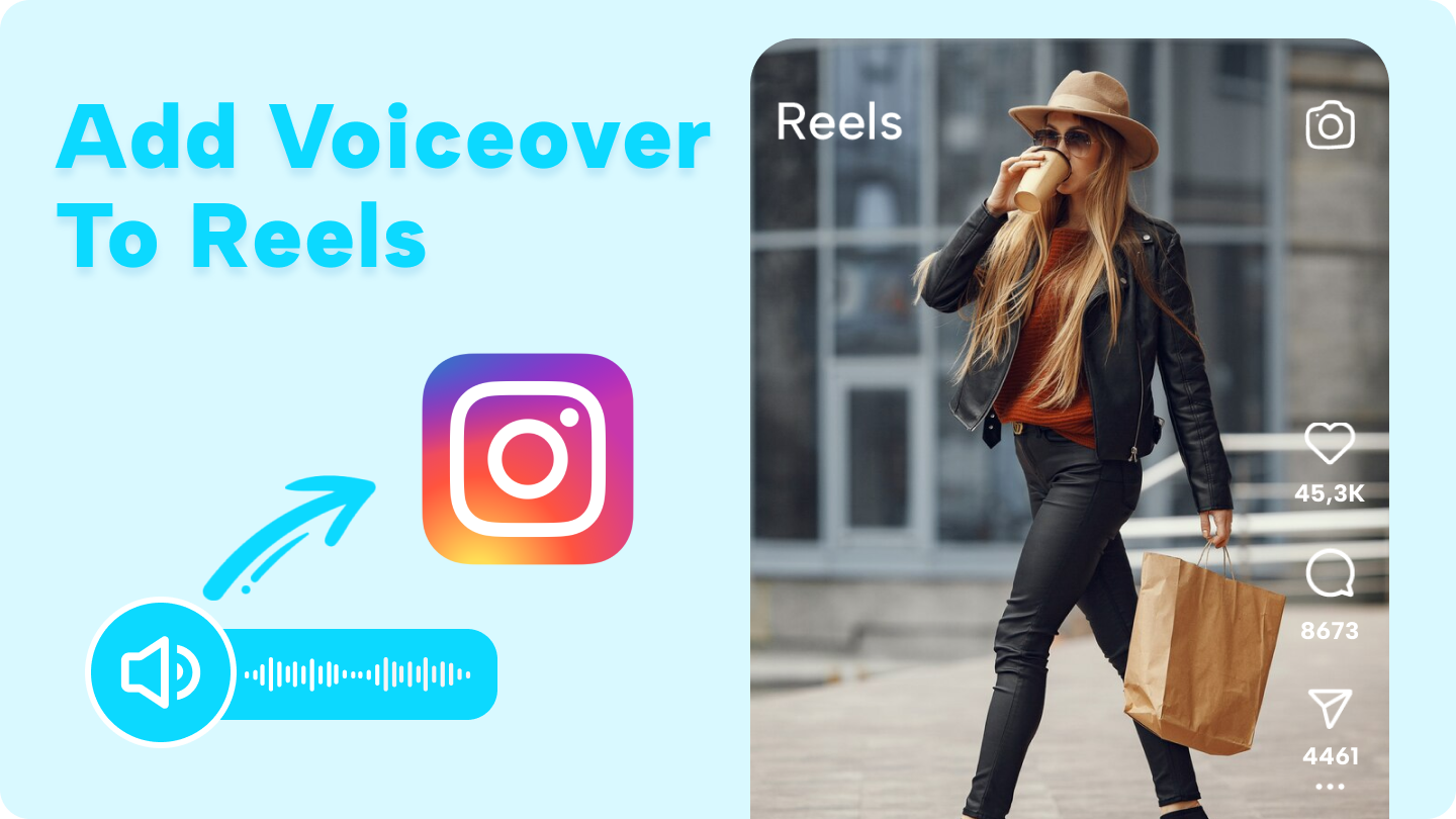 how to add voiceover to reels