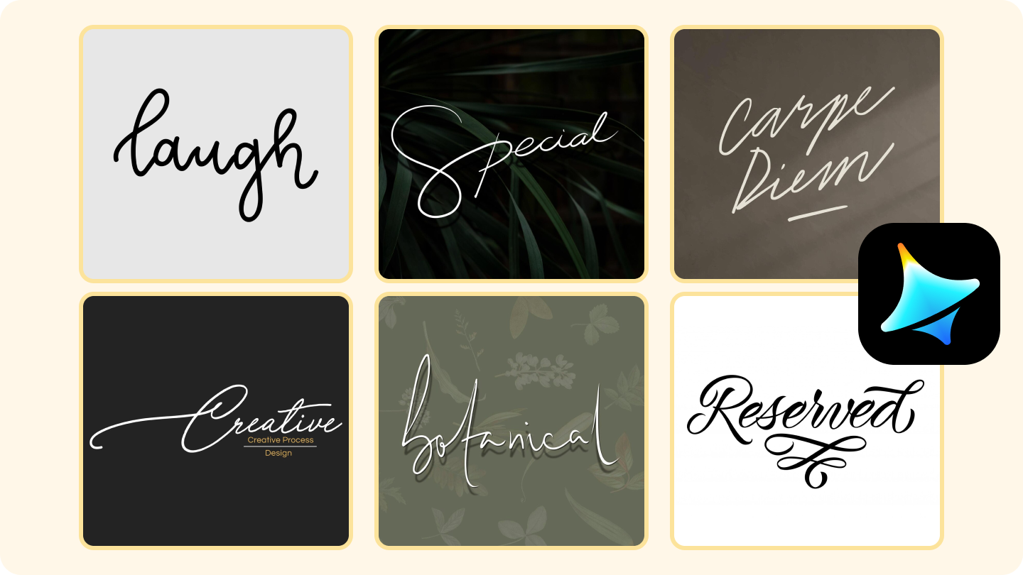 cursive signature generator