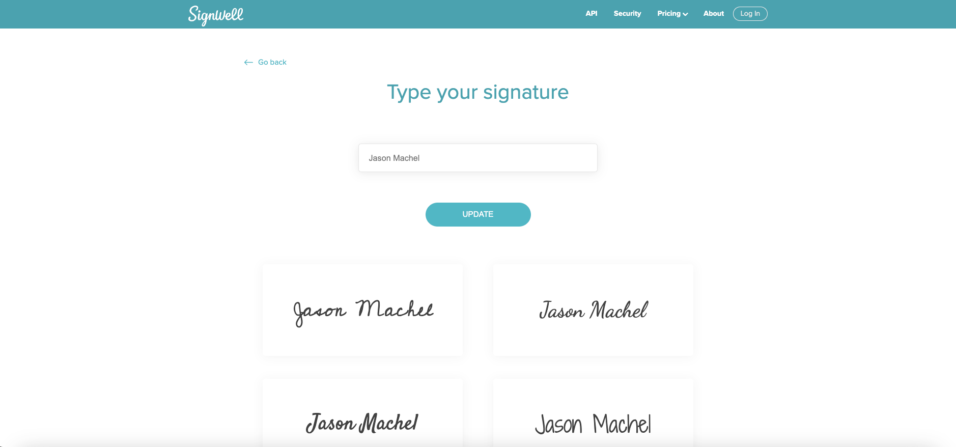 nhà sản xuất chữ ký trực tuyến JPG