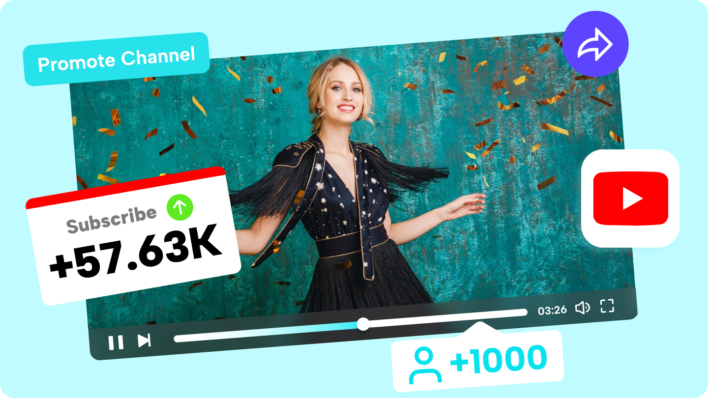 โปรโมชั่นฟรีของช่อง youtube