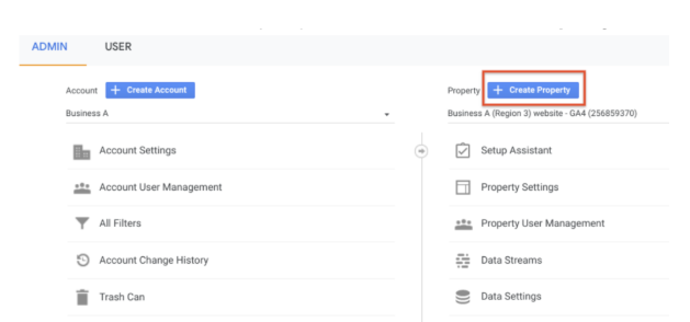 Paggawa ng bagong property sa Google Analytics para sa social media