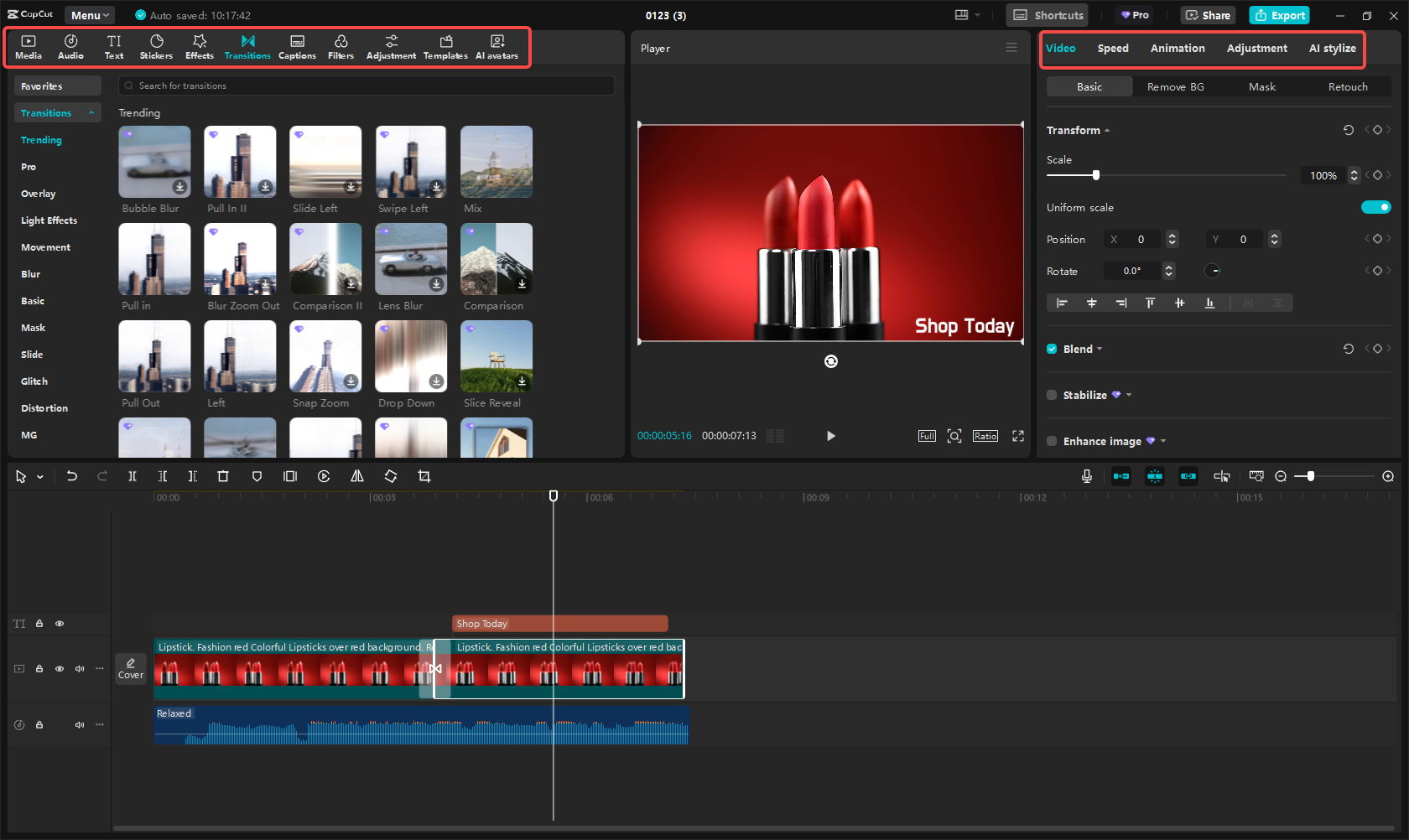Edit dan tingkatkan videonya