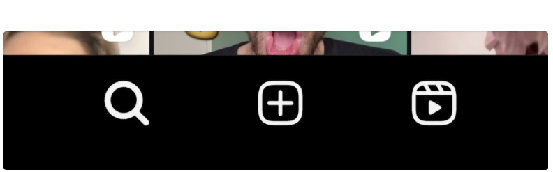 Accessing the reel feature on Instagram to make good reels