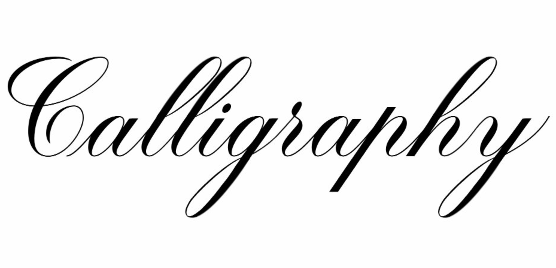 Common types of handwritten text: Script writing