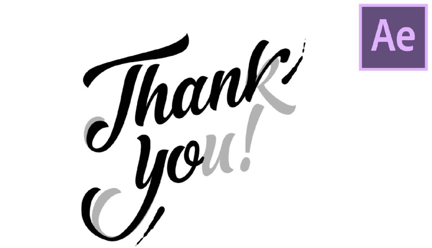 Types of writing effects in After Effects: Calligraphy animation