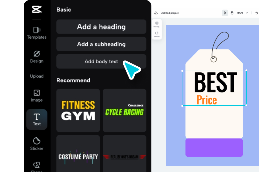 Etiket öğelerini düzenleyin ve özelleştirin