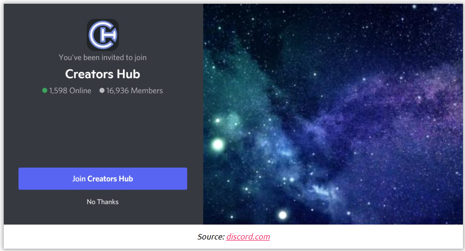 Creator's Hub for YouTube promo on Discord
