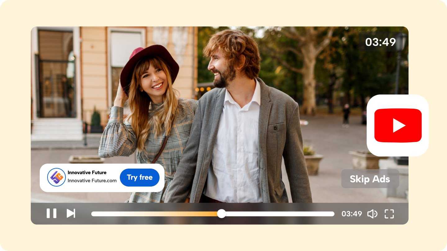 YouTube広告を実行する