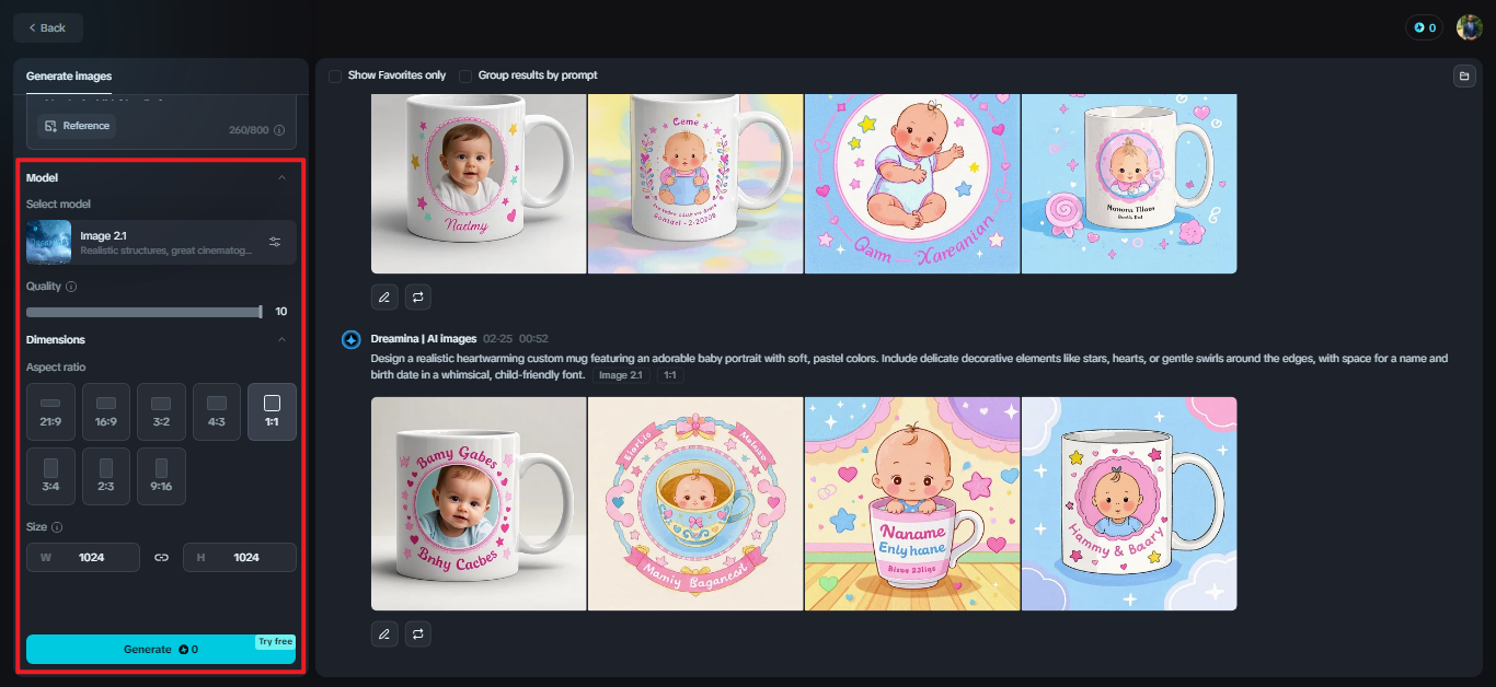 名前付きのカスタマイズされたマグカップをデザインする