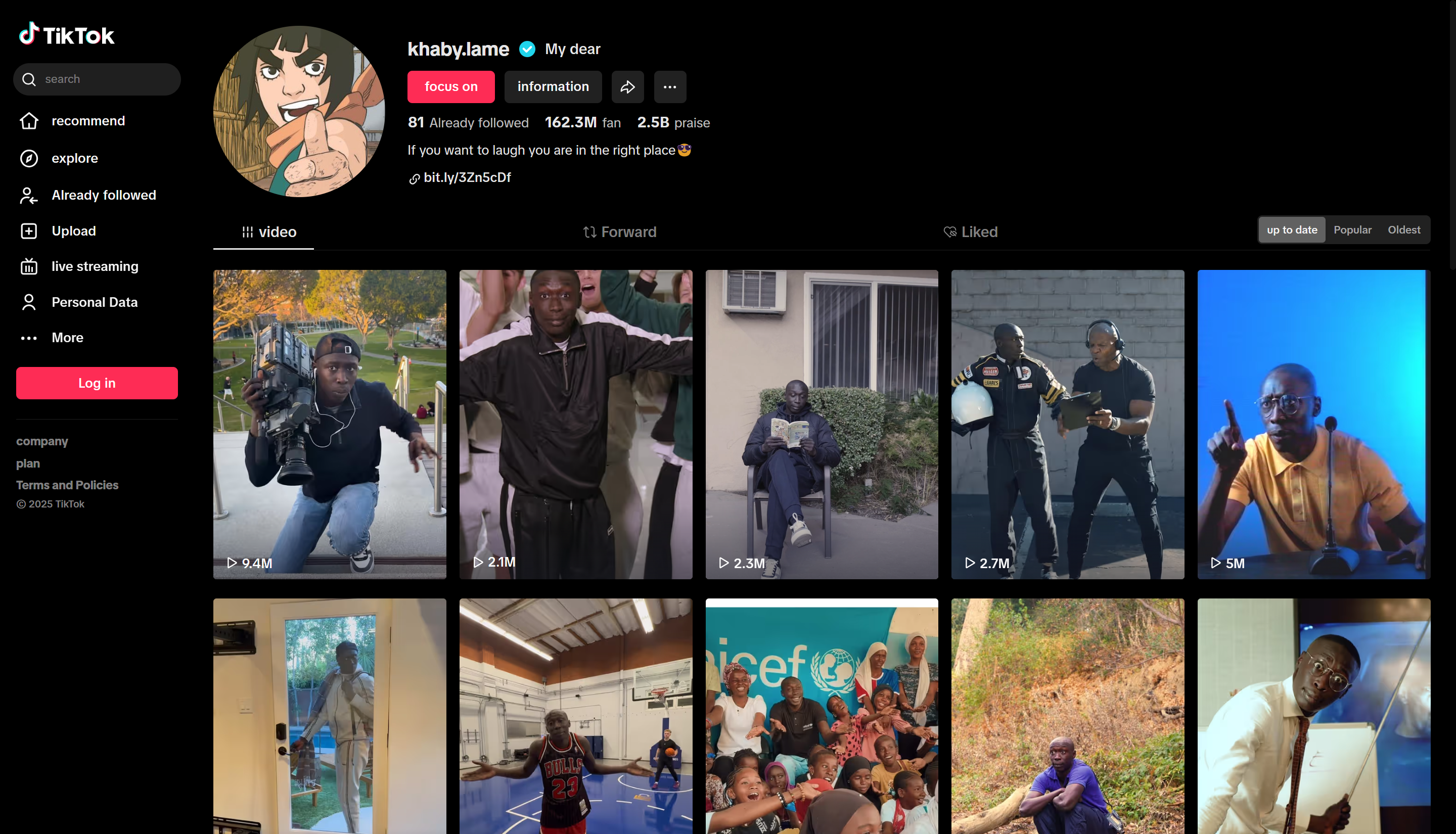 Top 5 creators of TikTok trend：Khaby Lame