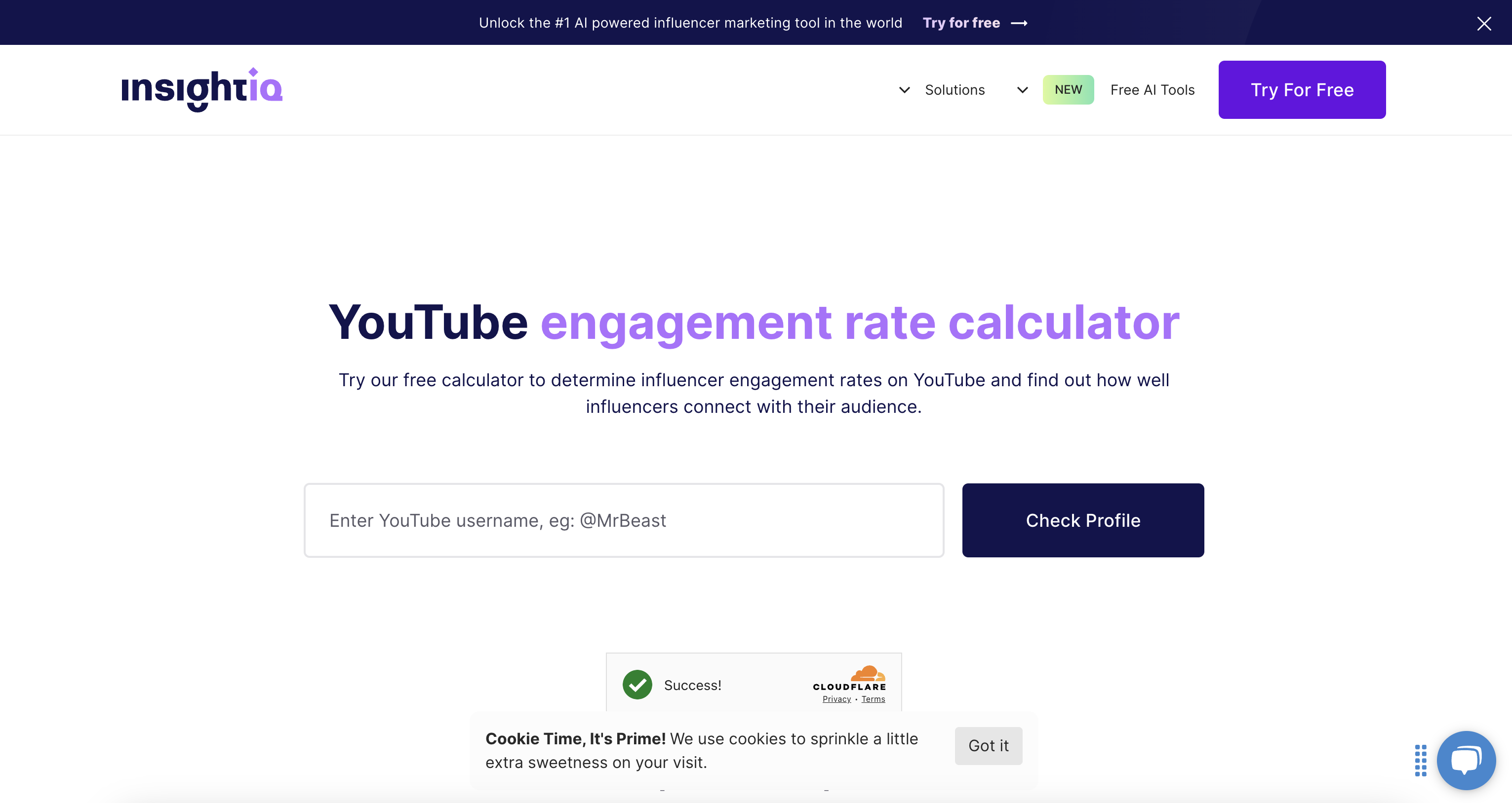 InsightIQ YouTube kanál míra zapojení kalkulačku