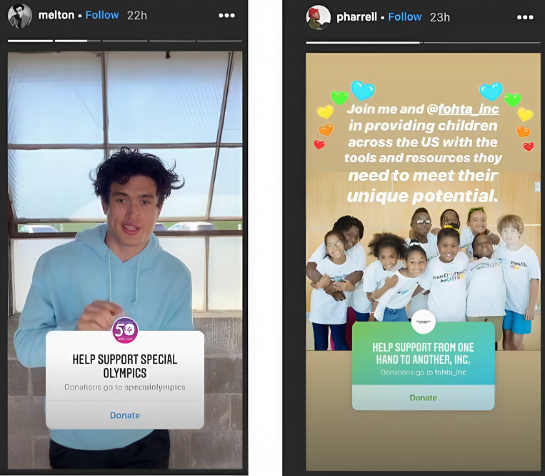 Adományok elfogadása