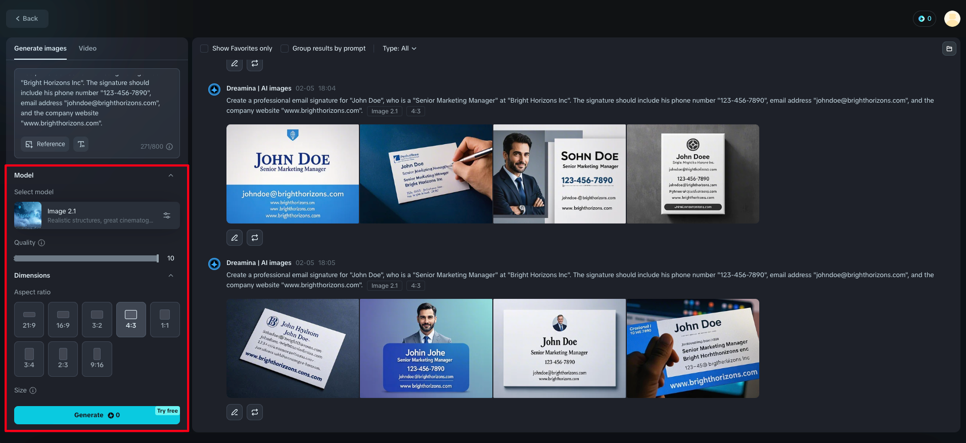 Passen Sie die Einstellung an, und erstellen Sie Ihre Signatur